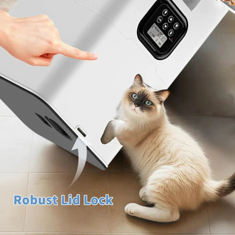 Wifi-Enabled Smart Pet Feeder - App Control & Remote Feeding | HEYBO