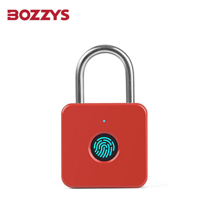 Smart Fingerprint Padlock 0.5S Unlock IP55 Waterproof Type C Rechargeable for Luggage Gym Office Zinc Alloy anti Theft Lock