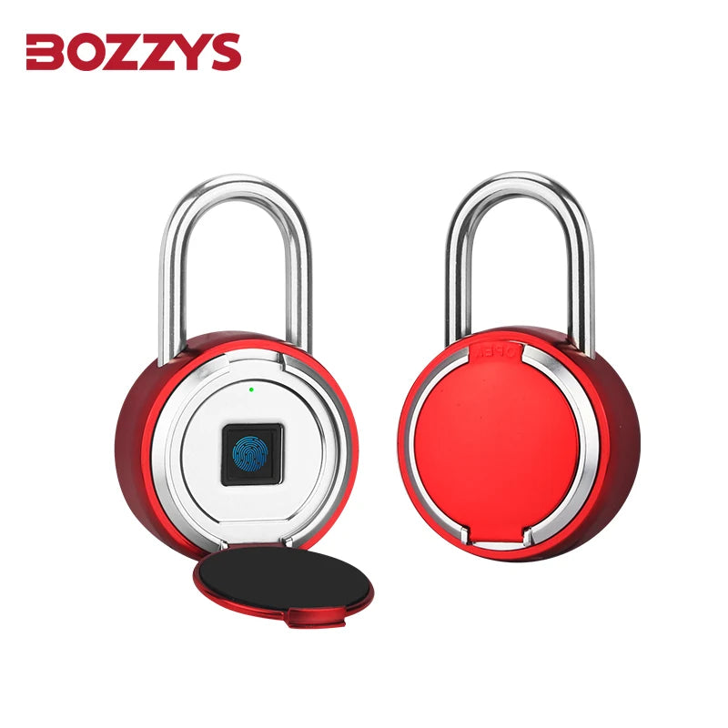 Smart Fingerprint Padlock 0.5S Unlock IP55 Waterproof Type C Rechargeable for Luggage Gym Office Zinc Alloy anti Theft Lock