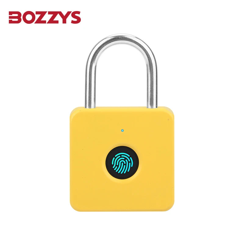 Smart Fingerprint Padlock 0.5S Unlock IP55 Waterproof Type C Rechargeable for Luggage Gym Office Zinc Alloy anti Theft Lock
