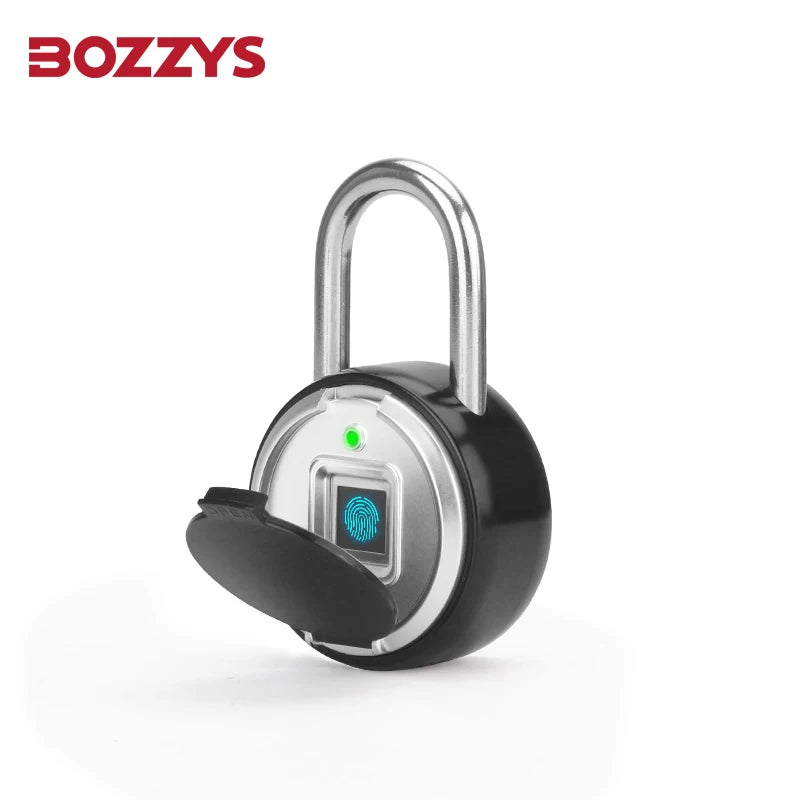 Smart Fingerprint Padlock 0.5S Unlock IP55 Waterproof Type C Rechargeable for Luggage Gym Office Zinc Alloy anti Theft Lock